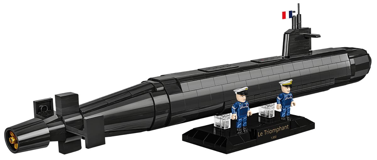 COBI Sous-Marin SNLE Submarine: Le Triomphant-Class Brick Model (Set #4859) - Image 5