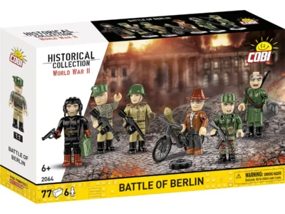 COBI Battle of Berlin 2064 figure set box front with six historical figures and accessories
