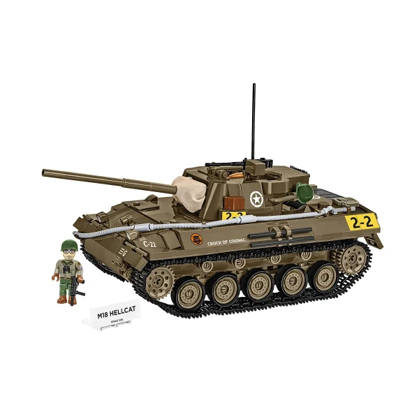 COBI M18 Hellcat Tank Destroyer #2679 | 1:28 WWII Set - Military
